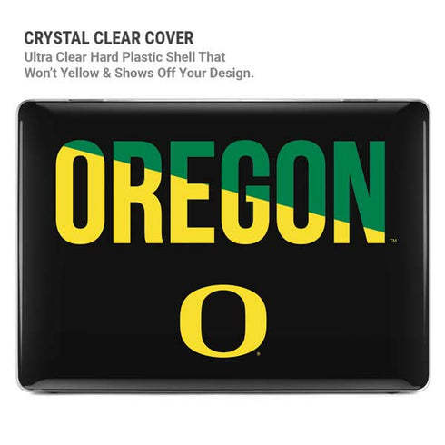 University of Oregon Split on Black MacBook Air 15in (2023-2025) Case plus Skin
